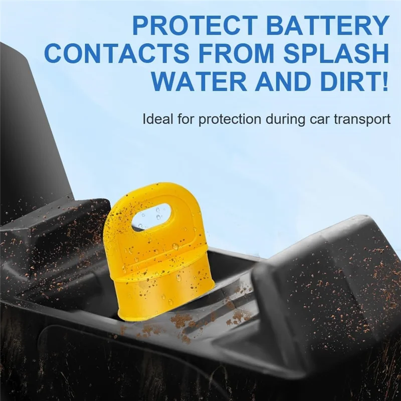 【OFF-SHELF】For  E-Bike Battery, Charging Cable Pin Cover, 2 Pack Contact Protection Cover, Contacts Protected, Dirt Proof R