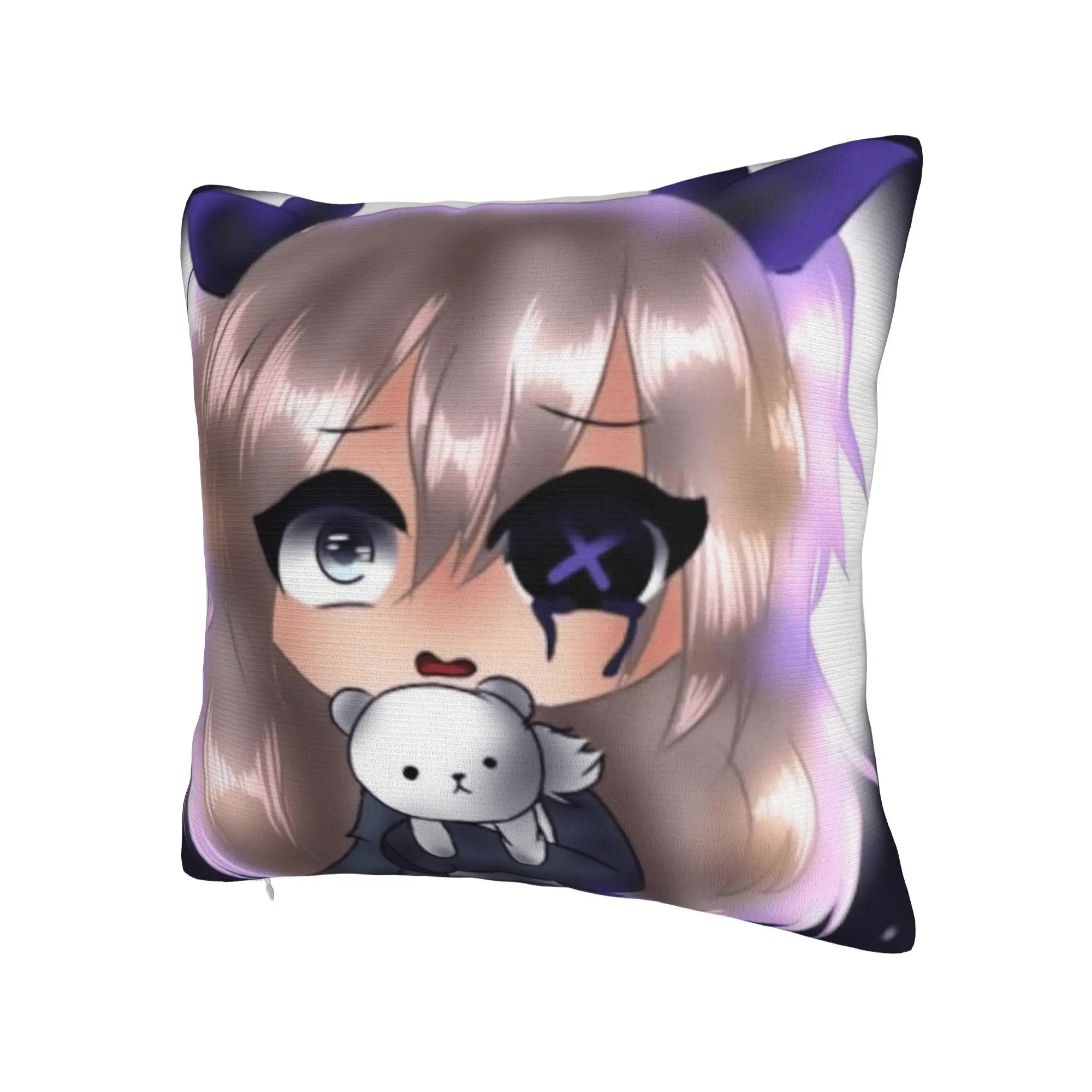 Decorative Pillowcases Gacha Life Cartoon Merchandise Bed  Throw Pillow Case Cover Square Multi Size