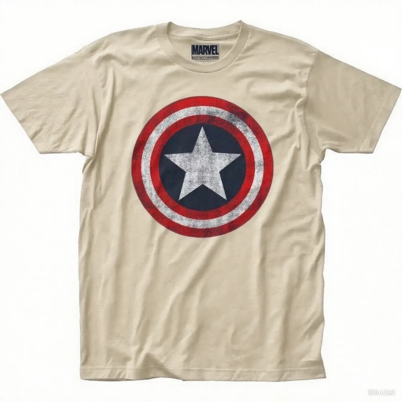 تي شيرت كابتن أمريكا المتعثرة شيلد المطبوع مصنوع من مادة القطن بنسبة 100% مع شعار البطل الكلاسيكي ملابس كاجوال رائعة