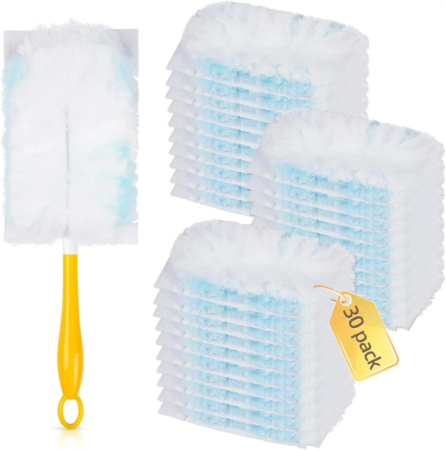 

30-Pack Duster Refills for 180° Handle, Multi-Surface Cleaning, Unscented