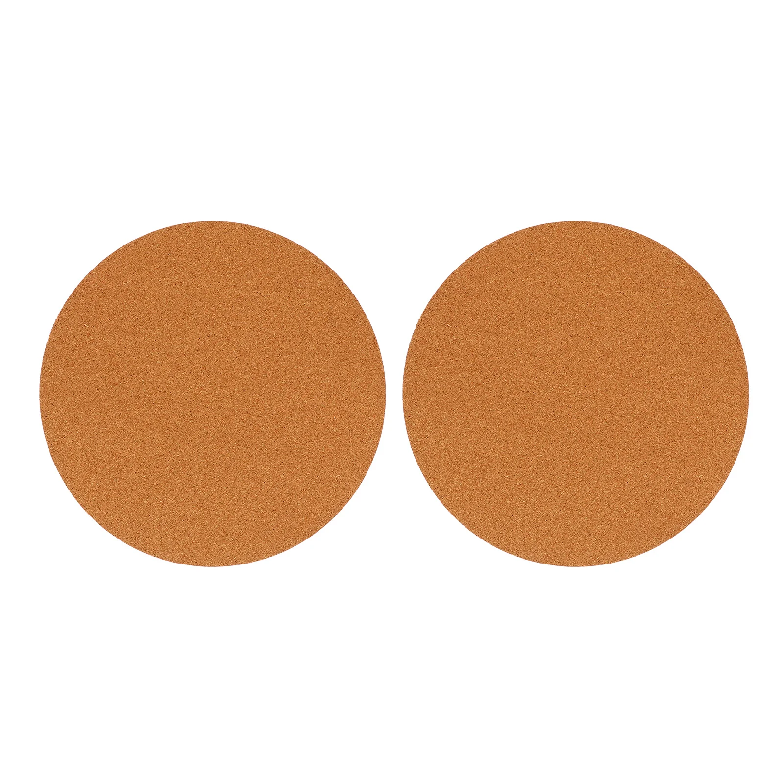 

2pcs Cork Plant Mat Round Garden Planter Pad Water-Resistant Flowerpot Saucer Lightweight Durable Plant Tray For Indoor Outdoor