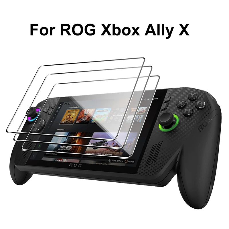 ل ROG Xbox Ally X واقي شاشة من الزجاج المقسى 9H HD مضاد للخدش حافظة من البولي يوريثان زجاج واقي لملحقات ROG Xbox Ally #1