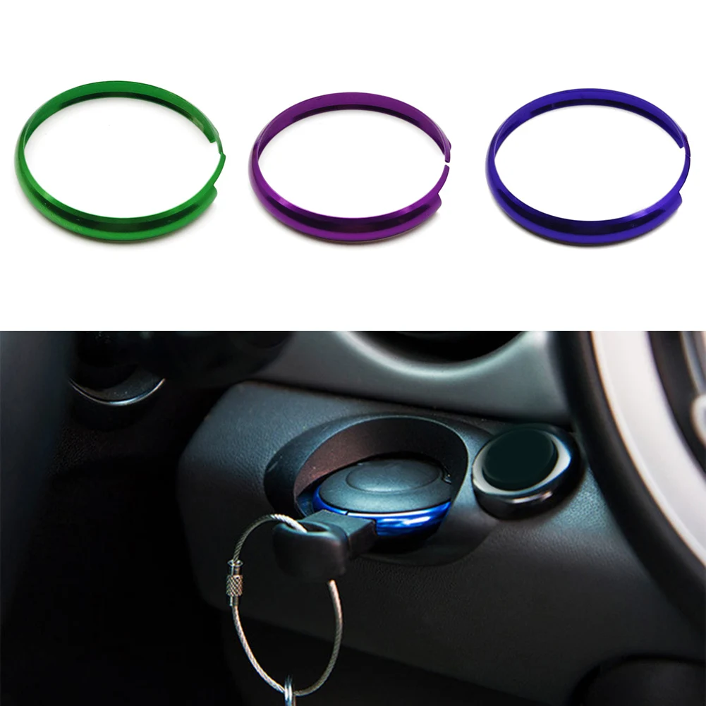 

Алюминиевый чехол для ключей, отделка кольца для ключей, украшение для автомобильного ключа, удобная установка, защита от царапин, уютный дизайн брелока