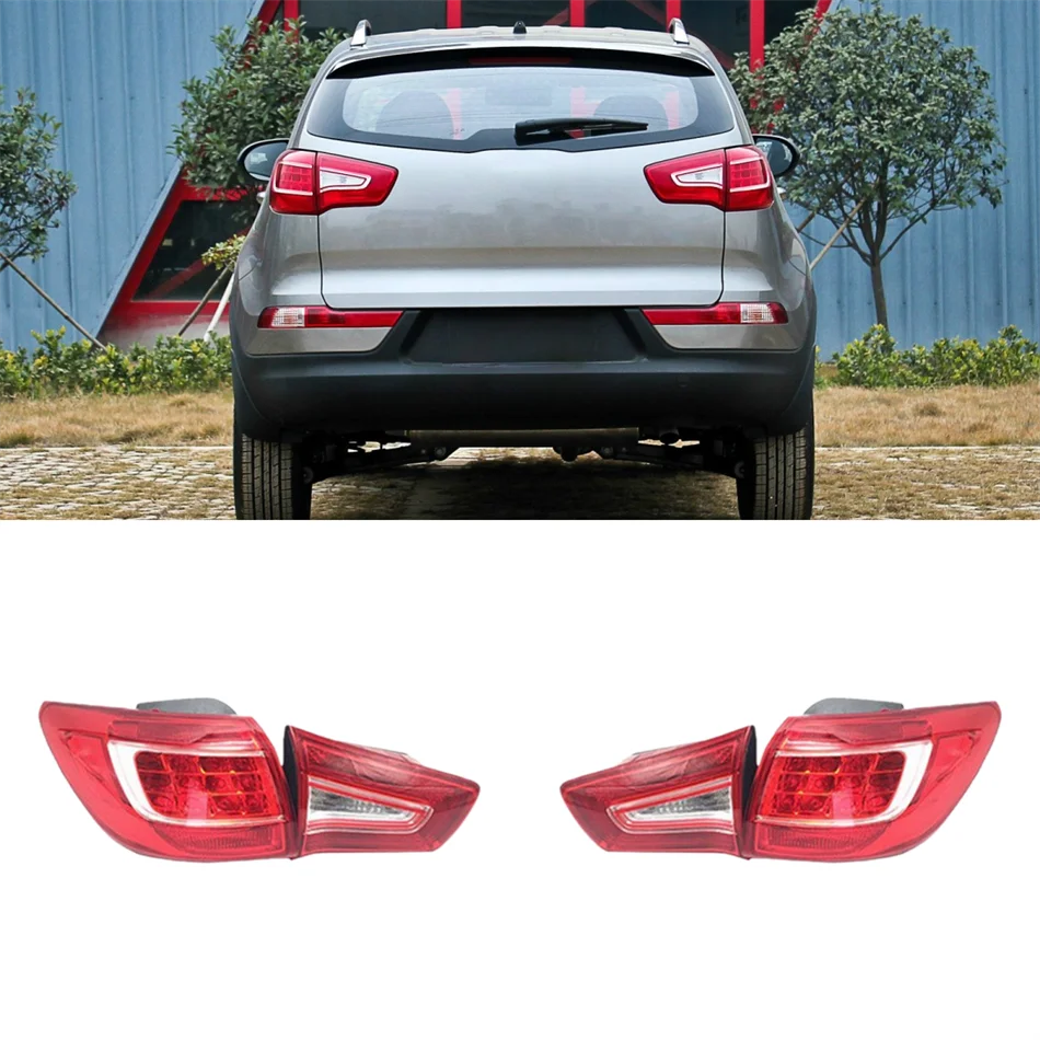 

Для Kia Sportage 2009 2010 2011 2012 2013, автомобильные гаджеты, детали стоп-сигнала, автомобильный задний фонарь в сборе, задний фонарь автомобиля в сборе