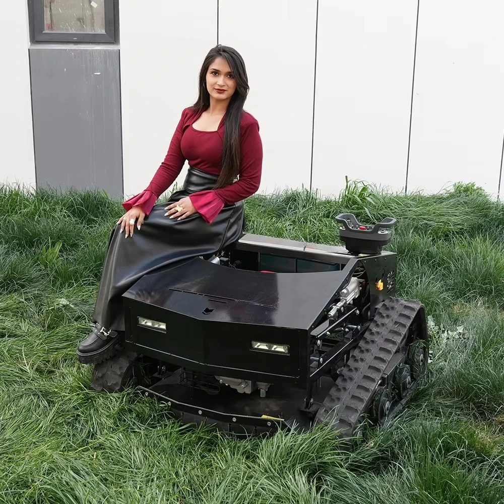 

DDP CE EPA Remote Lawn Mower Crawler Rc Mower Robot Smart Mini Tractor Gas Zero Turn Robot Gas Snow Plow Snow Blade Lawn Mower