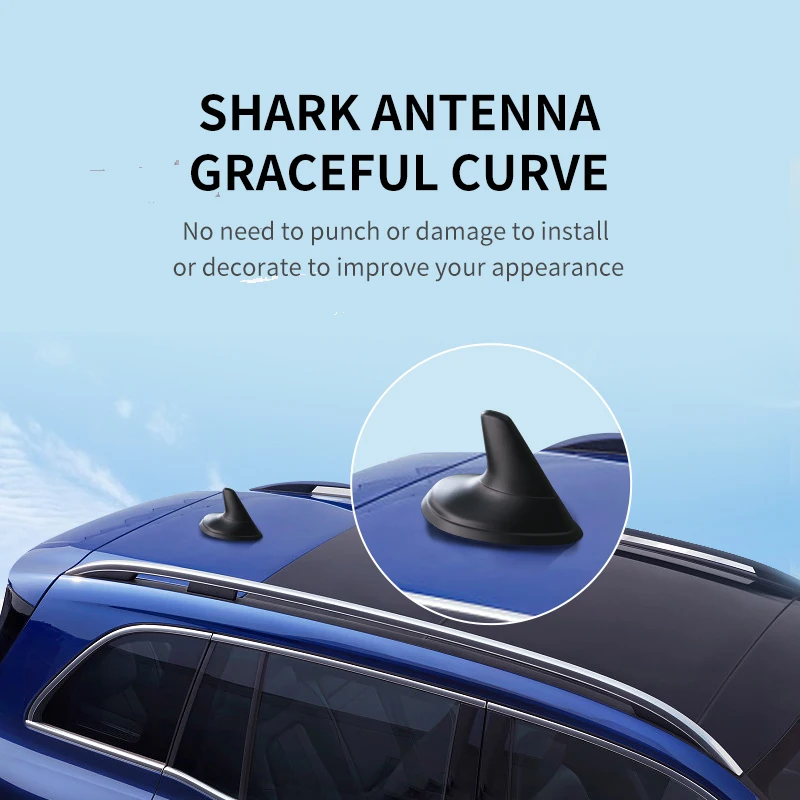 

Car Universal Shark Fin Antenna Accessory Private Stroller Car Products For Cars Gadgets Antena Shark