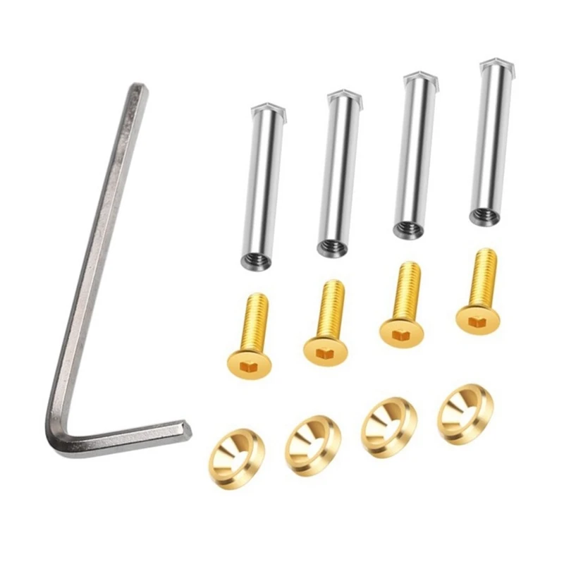 สกรูสวยงามสำหรับ80มม. 90มม. 120มม. 140มม. คอมพิวเตอร์เกมความหนา25มม. เคสระบายความร้อนเครื่องประดับ DIY พัดลม RGB