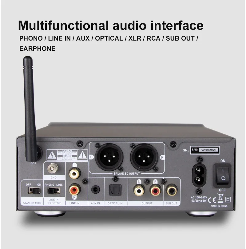 工場直販 デジタルBluetooth DAC プロフェッショナルプリアンプ 家庭用ポータブル音響機器/アンプ