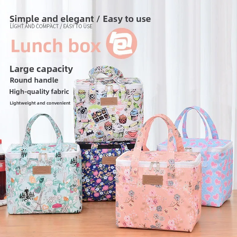 正方形保温バッグ-ハンドヘルド食品保存容器-工場直送ブランド-保冷バッグ