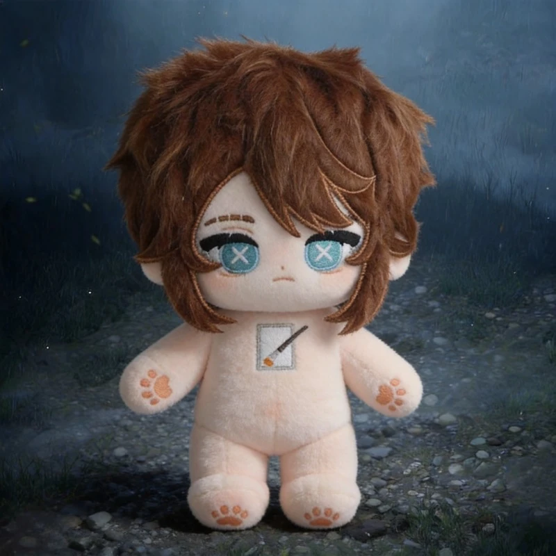 

20cm Anime Game Identity V Painter Kawaii Cosplay Soft Cotton Doll Body With Skeleton Martha Cartoon Dress Up Toy Figures Gifts