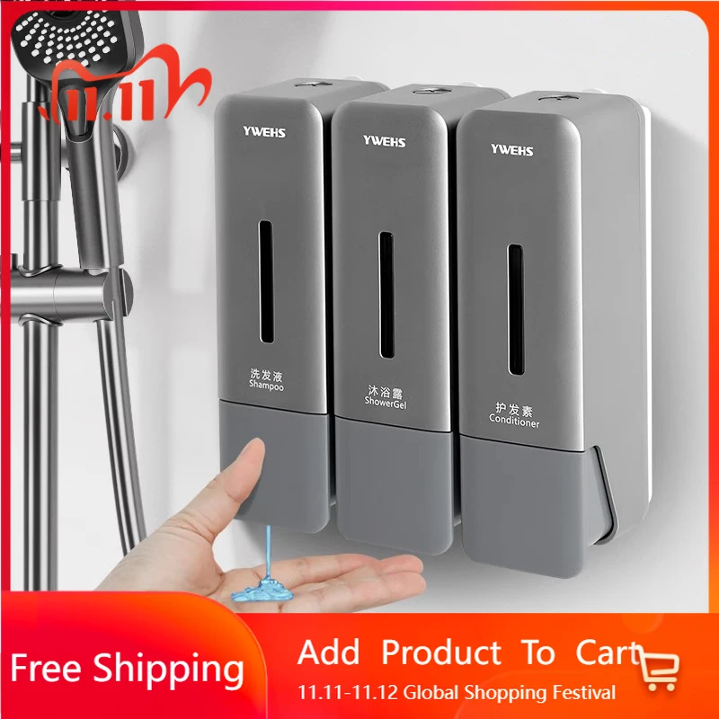 

Shower Shampoo Liquid Soap Dispensers Nordic Natural White Luxury Liquid Soap Dispensers Unique Soap Chuveiro Bathroom Fixture