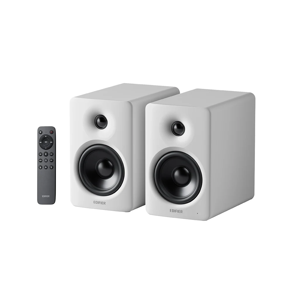 Edifier M90 Compacte Boekenplankluidsprekers, 100W RMS Desktopluidsprekers, Hi-Res Audio, LDAC, Bluetooth 6.0, SUB OUT Aangedreven Luidspreker