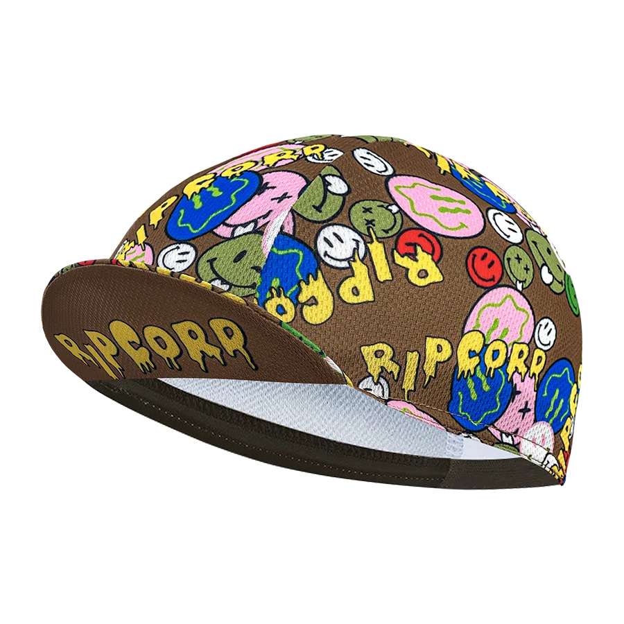 New cycling cap, polyester sweat absorption, classic trend, unisex, graffiti image 4