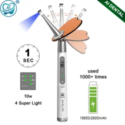 AI-CL-S1 Dental Blue Light Wireless LED Curing Lamp can 360° Angle Rotating 40° Shake Head 1 Second Light Curing Oral Equipment