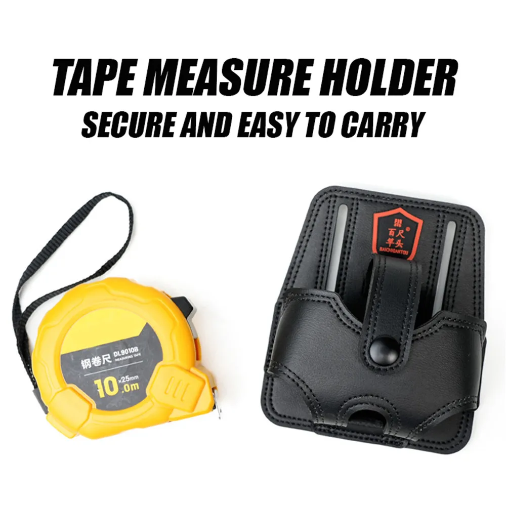 

Утолщенная кожа из микрофибры, инструменты для ремонта, поясная сумка, рулетка, сумка для инструментов, удобный мини-набор рулеток для переноски