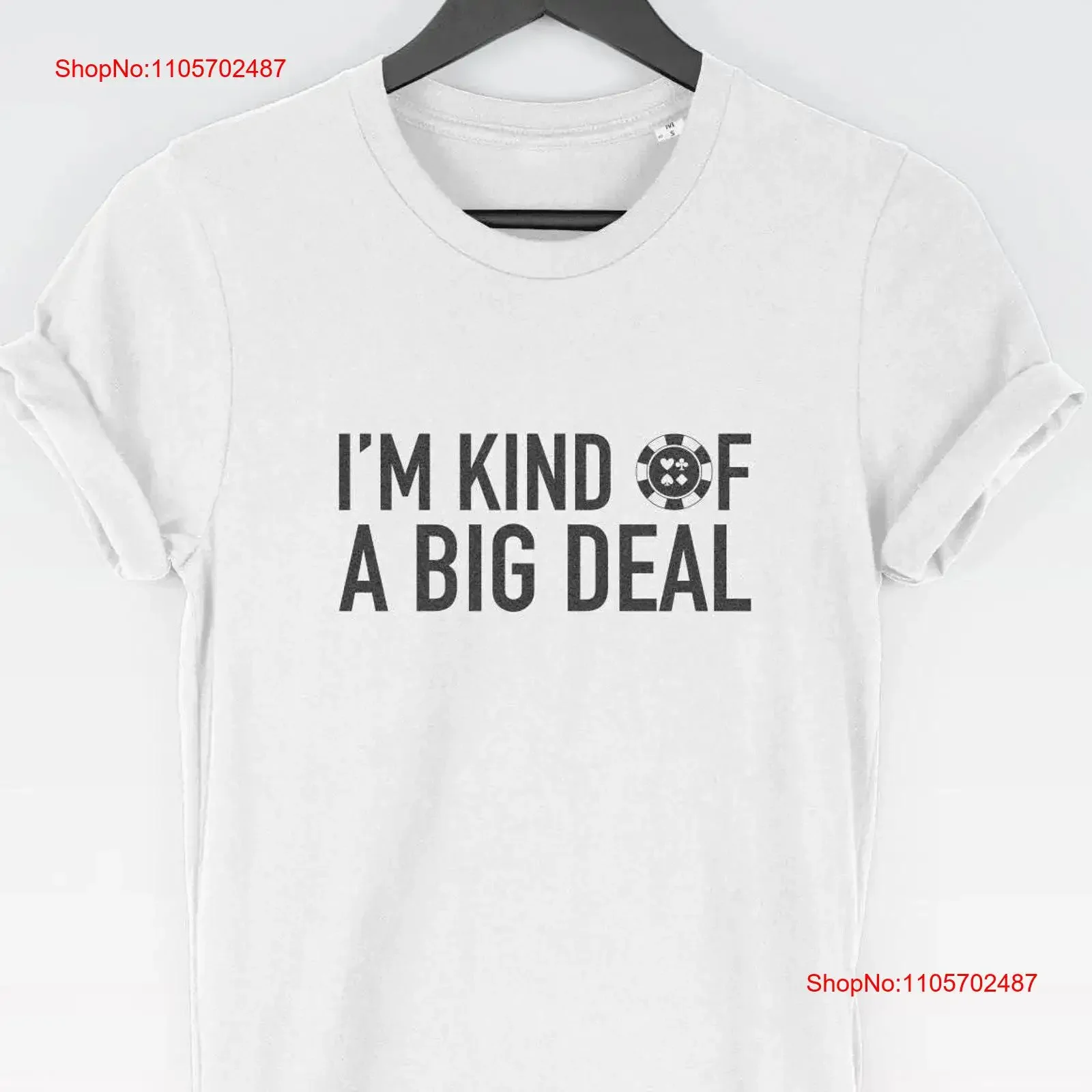 camiseta-'i'm-kind-of-a-big-deal'-engracada-estilo-poker-cassino-texas-hold'em-croupier-vintage-lavada-estilosa-e-elastica