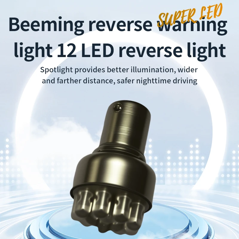 Beep Reverse Alarm Light automobile lamp lights sound halogen lamp bulb Back light reverse lights 12-