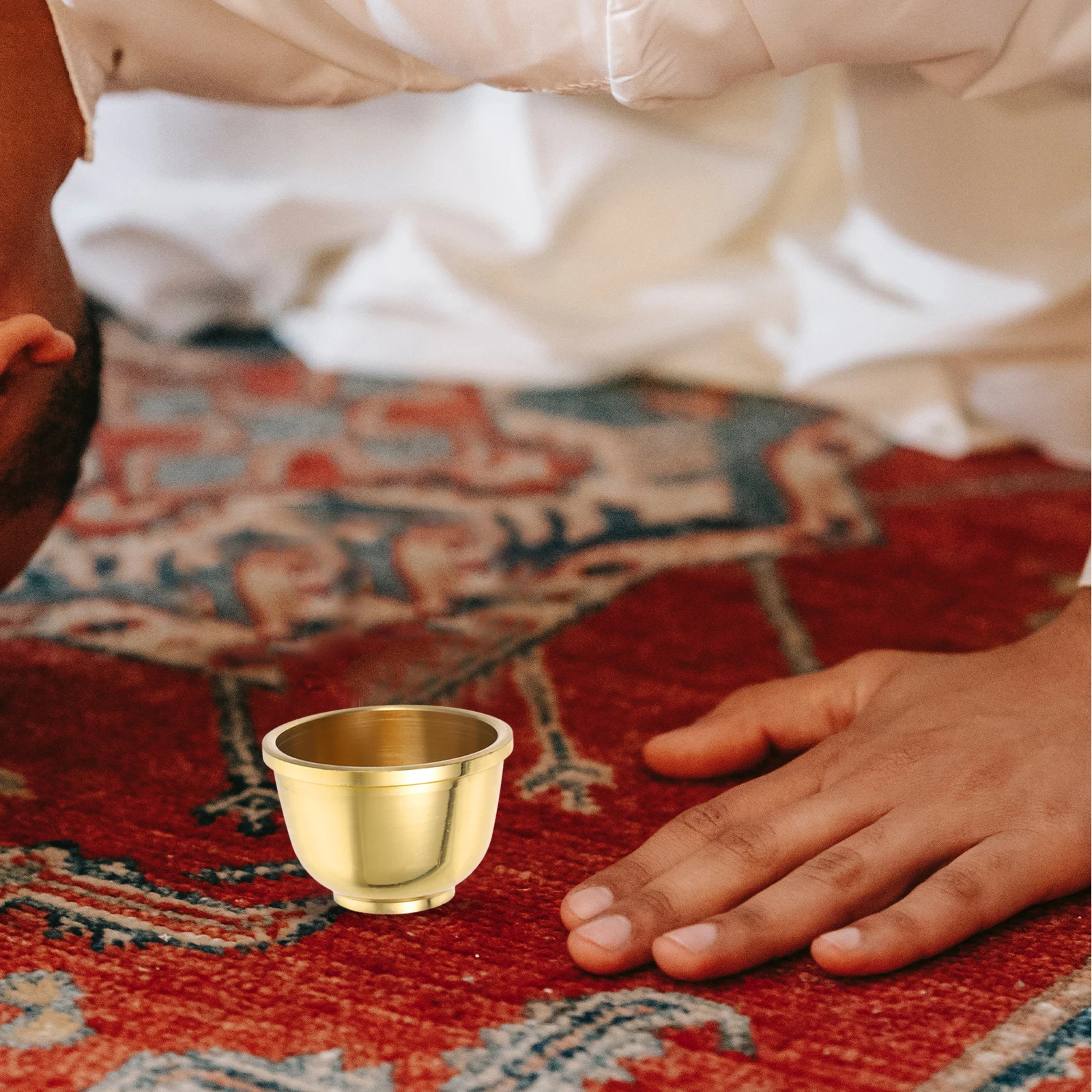

Brass Buddha Offering Chalice Goblet Cup for Water Purification Ritual Offering Prayer Bowl Miniature Drinking Cups