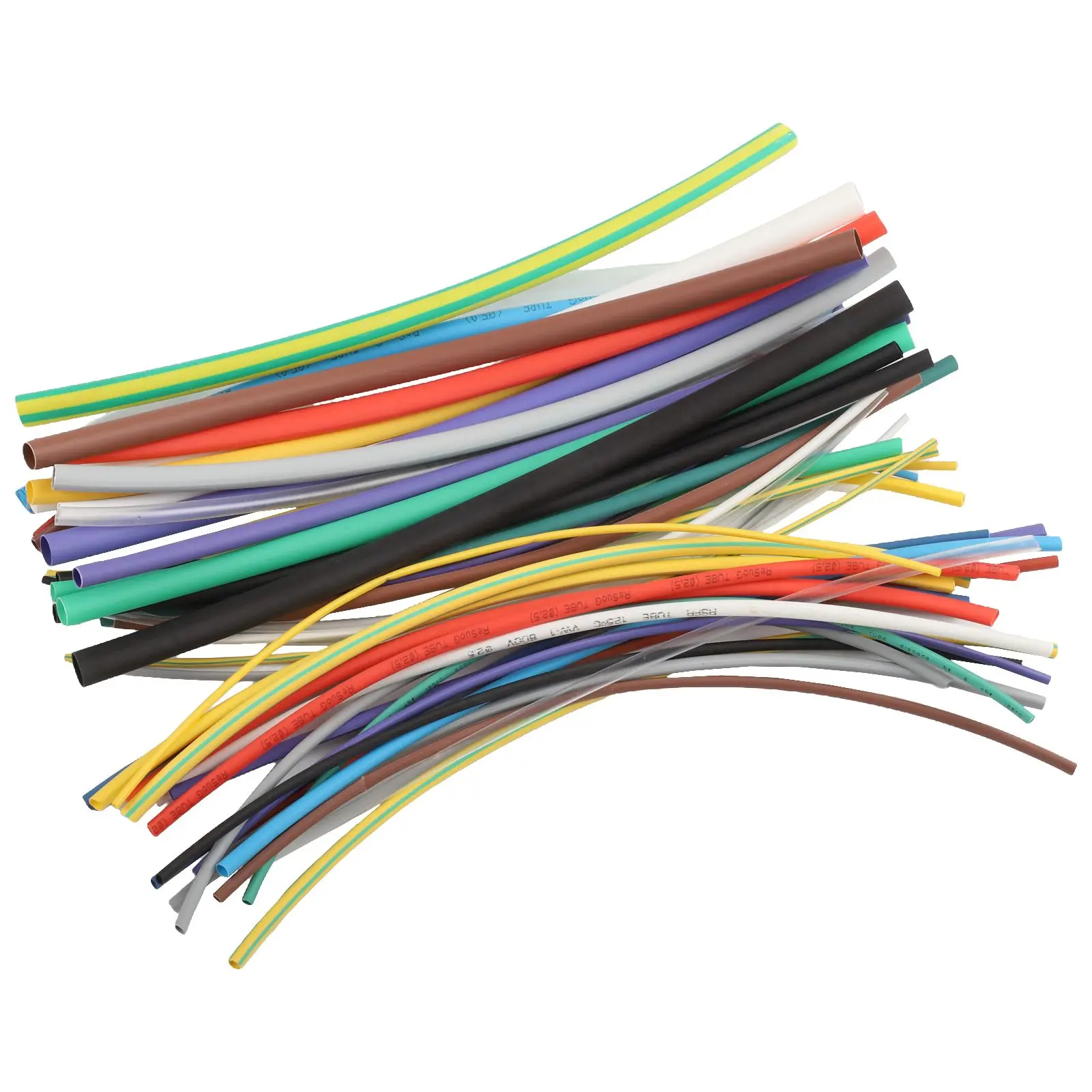 Heat Shrink Tubing Kit 55pcs Polyolefin Tubes with Assorted Inner Diameters and 2 1 Shrink Ratio for Electrical Repairs