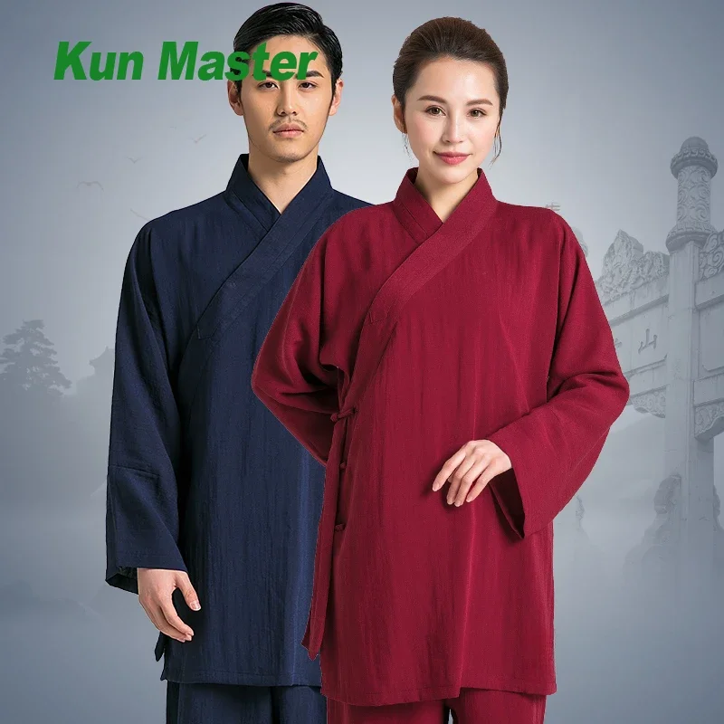 Ukośny kołnierzyk Tai Chi Uniform Tradycyjna odzież Taiji Odzież Kung Fu Odzież unisex Wu Shu Różnorodne kolory