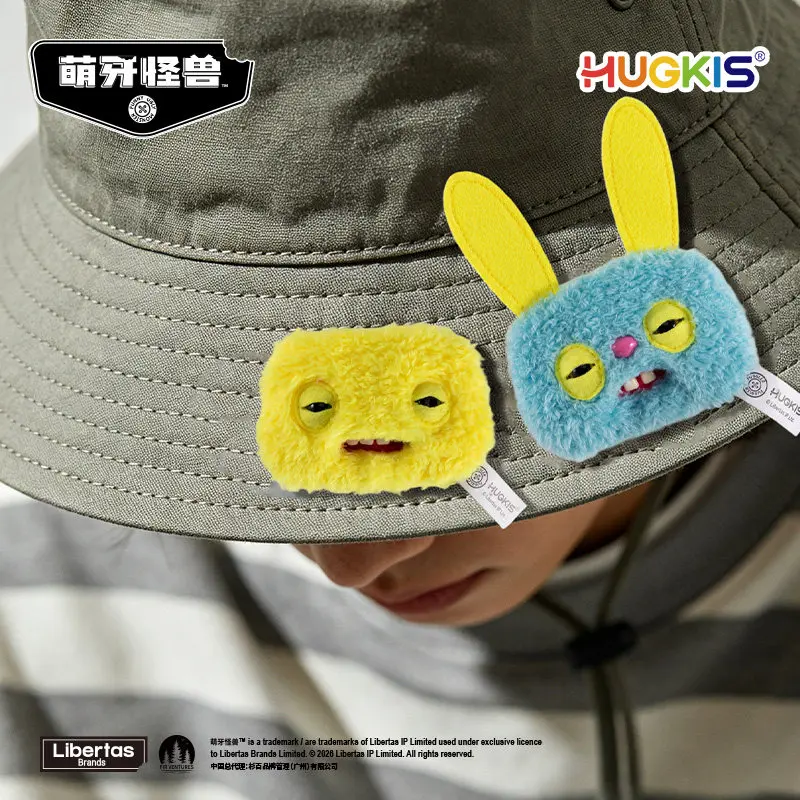 In Stock Original Hugkis X Fuggler Sketchy Squirrel Cartoon Brooch Decorative Pin Toys For Bag Backpack Clothing Accessory Gifts - view 4