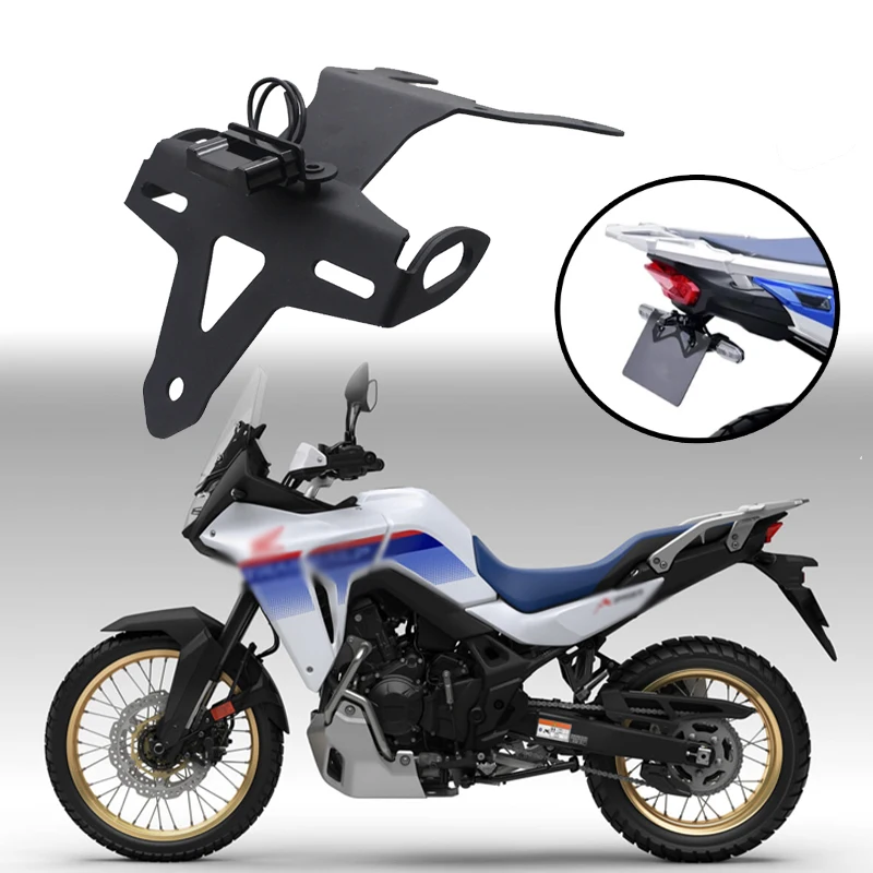 

For Honda XL750 TRANSALP XL 750 Transalp xl750 2023 2024 Tail Tidy Fender Eliminator Rear License Plate Holder Bracket Led Light