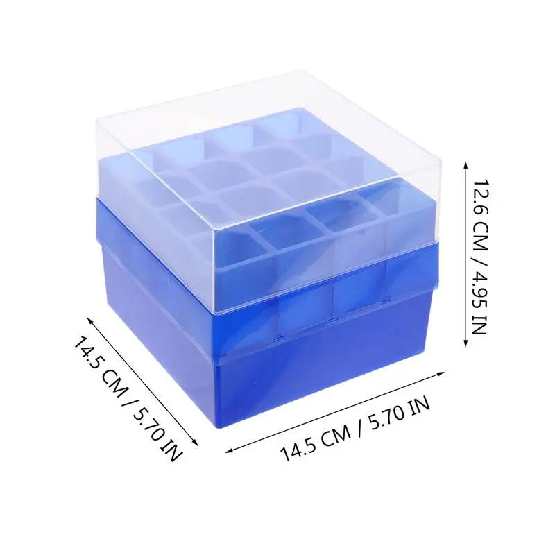 Test Tube Holder Microcentrifuge Tube Box Centrifuge Tube Freezer Storage Microcentrifuge Tube Rack Centrifuge Tube Storage Box