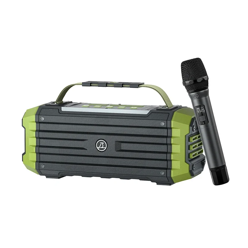 

Portable Wireless DJ Karaoke Party Box Sound Bass Boombox With Microphone For Home & Outdoor Parties