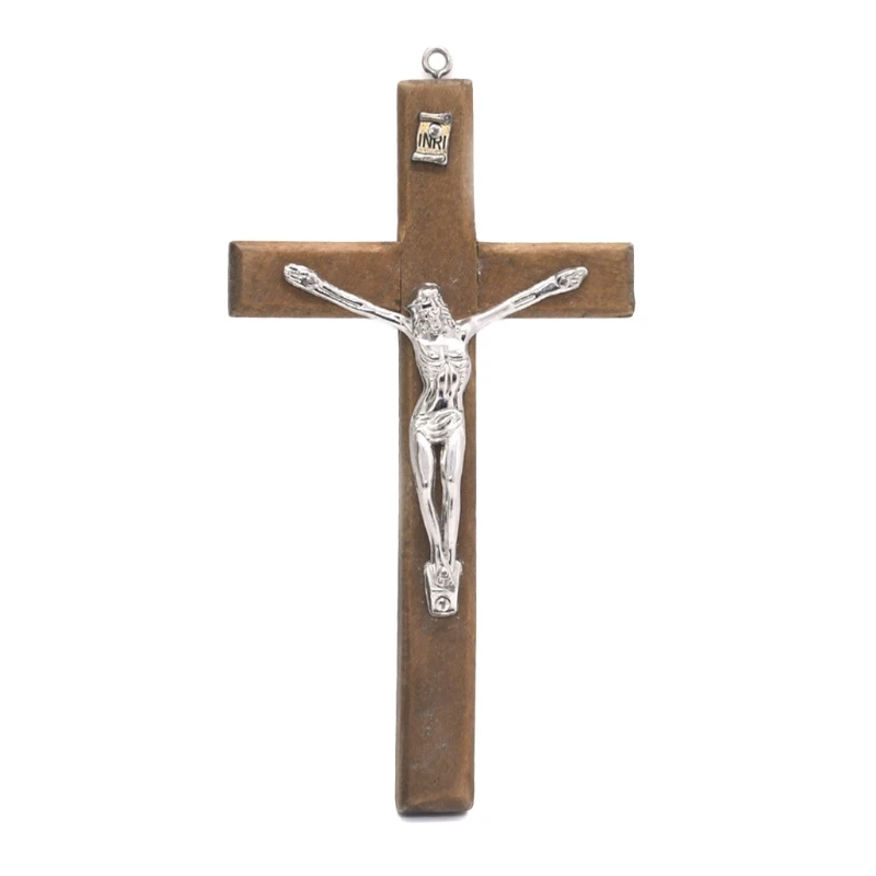 Exquisite Church Prayer Supplies Wooden Jesus for Cross Pendant Christ Suffering Statue Religious Decor Gift for Drop Shipping