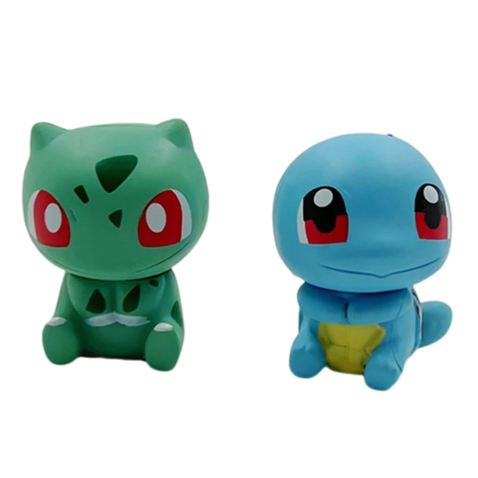 6pcs Pokemon Pikachu Anime Toys Dolls for Kids Action Figure Toy Charmander Squirtle Cartoon Doll Boys Girls Child Birthday Gift