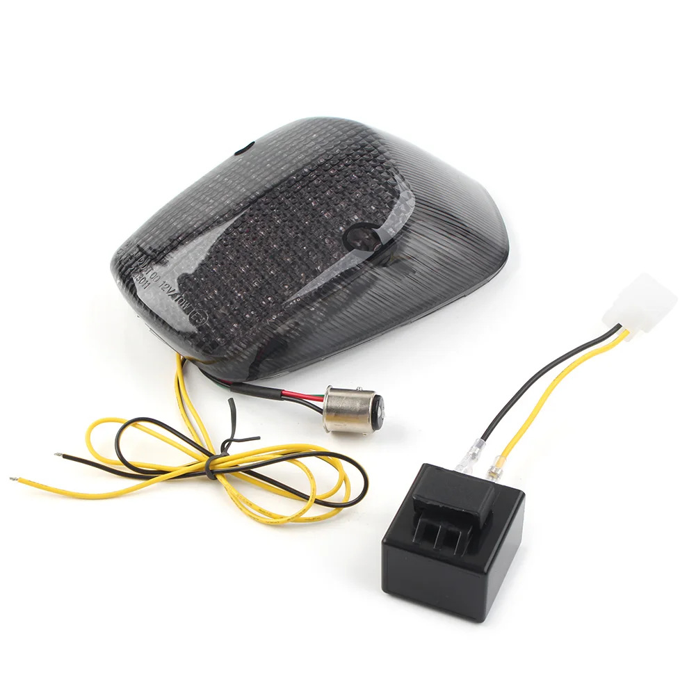 Smoke Motorbike Taillight integrated LED Turn Signals For Honda Shadow ACE 750 / Aero 1100 / Sabre 1100