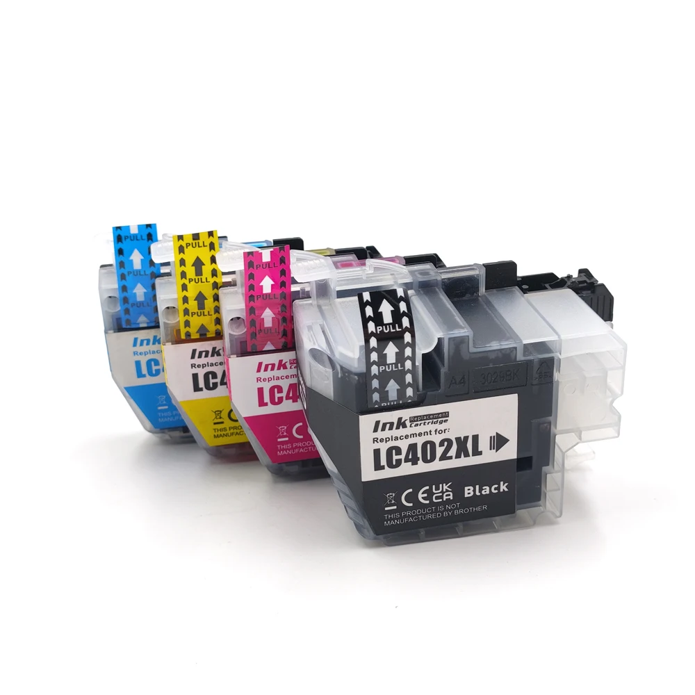 Cartuchos de tinta compatibles 402XL LC402 LC402XL para Brother MFC-J5340DW J6740DW J6540DW J6940DW