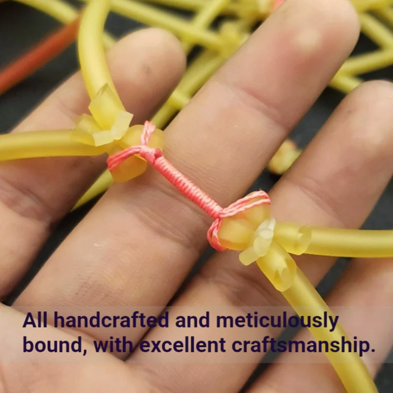 1745 Internal-Fit Slingshot Latex Bands High Elasticity Fishing Rubber Bands Outdoor Shooting Fishing Replacement Elastic Cords