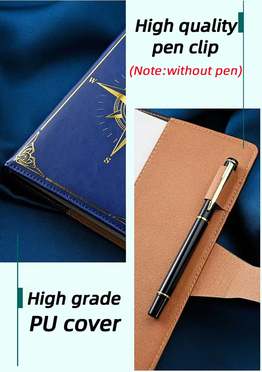Retro Passwort Buch A5 Mit Schloss Tagebuch Notebook Kreative Reisenden Kompass Hand Ledger Student Notizblock Schreibwaren Geheimlich Hinweis – Detail 5