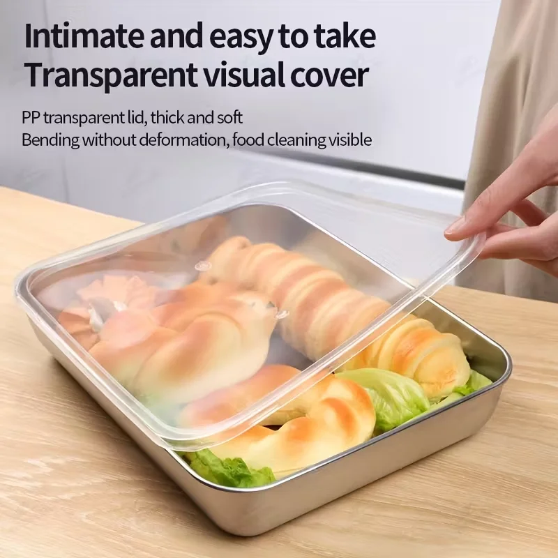 صندوق تخزين مطبخ متعدد الوظائف، صندوق حفظ طازج ذو سعة كبيرة، يستخدم لتخزين الفواكه واللحوم والخضروات