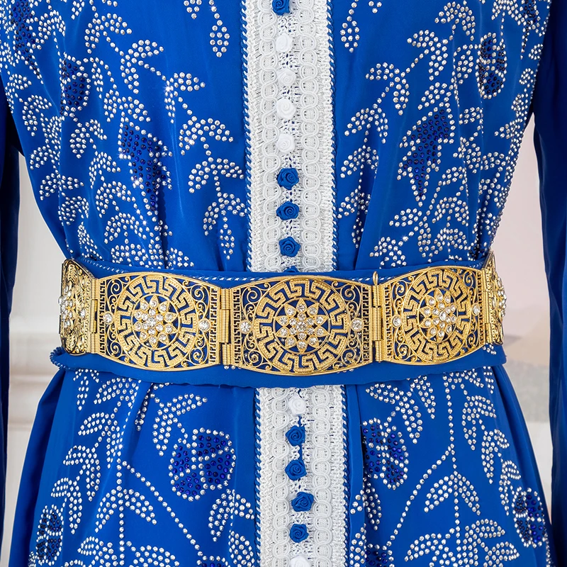 Moroccan Bride Waist Belt Intricate Hollow Carving Ideal For Caftan & Middle Eastern Wedding Looks