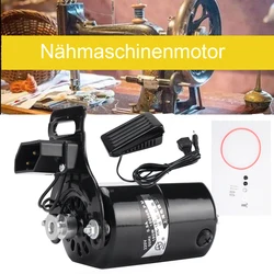 220V 180W Naaimachine Kleine Motor + Controller met Voetpedaal Controller 10000rmp voor Huishoudelijke Naaimachines