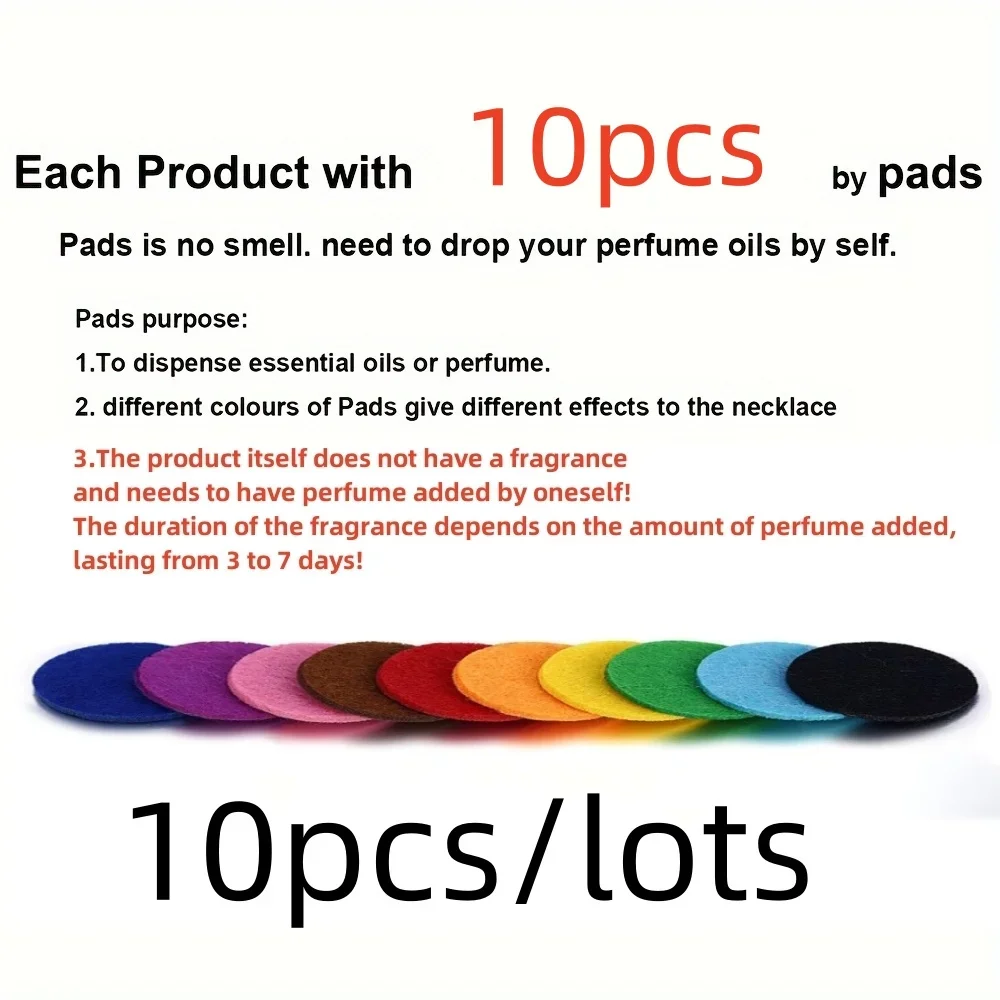 1pc Refillable Car Air Freshener Perfume Diffuser Clip Auto Air Vent Car Interior Car Aromatherapy Diffuser With 10pcs Pads