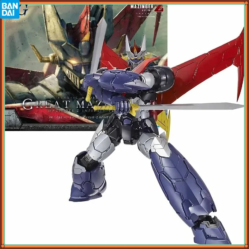BANDAI Original HG 1/144 INFINITISM GRENDIZER Brinquedos de Montagem Modelo Colecionável Enfeites Presente Em Estoque