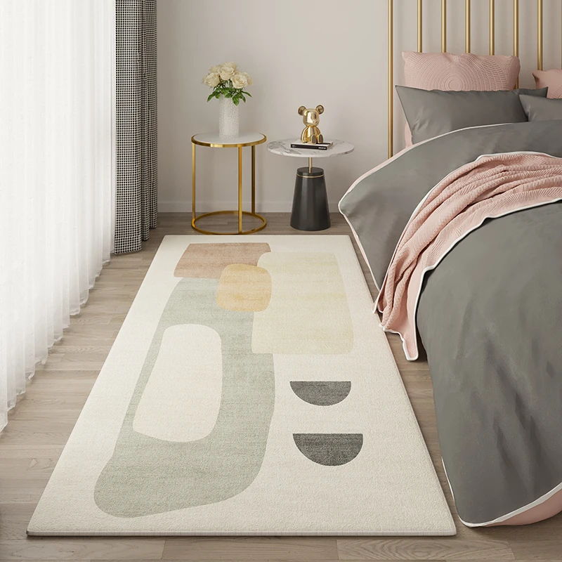 Japanese-Style Bedside Carpet Bedroom Blanket Room Ins Style Living Room Thickened Fleece Long Bed Front Floor Mat