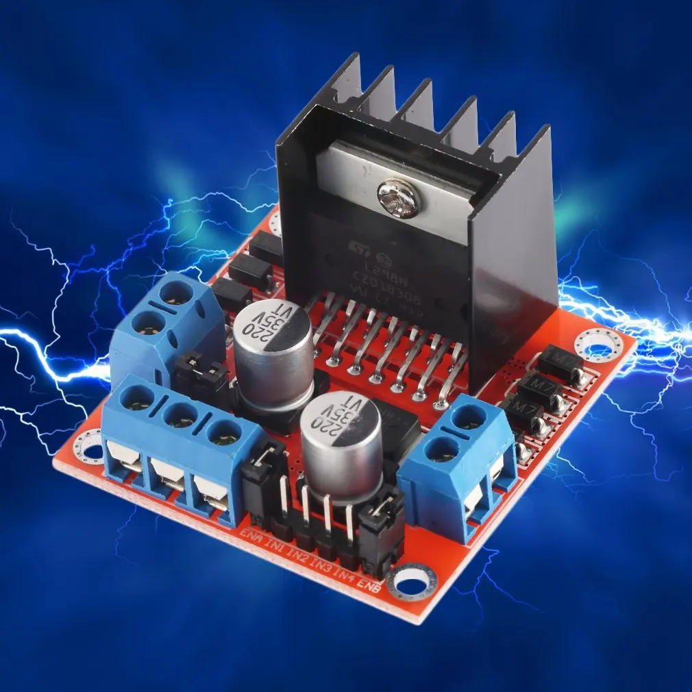 

L298N Motor Drive Controller Board For Arduino Smart Car L298 DC Dual H Bridge Robot Stepper Motor Control Drives Module