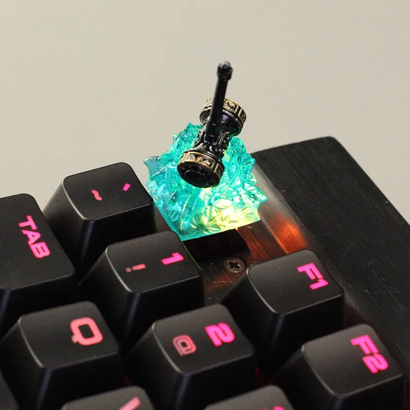 Soul Land Kyecaps Light Transmis Resin Hand-made Keycap Mechanical Keyboard Keycaps Personalized Customized Gifts