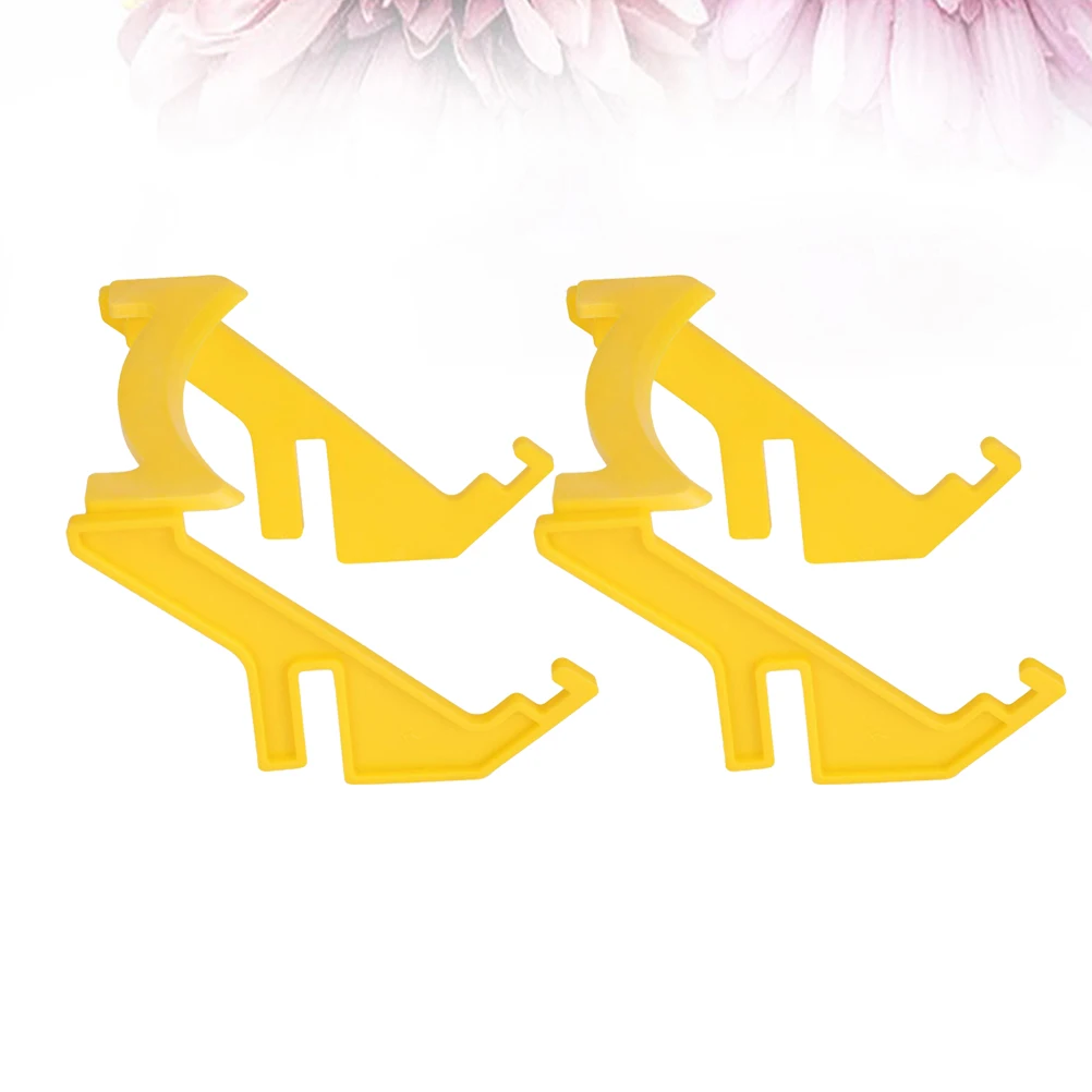 

2Pcs Honey Bucket Bracket Durable Plastic Beekeeping Tool Easy Safe Harvesting Home Public Beekeeper Tools Honey Bucket Bracket