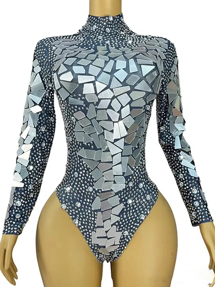 

High Quality Rhinestone Sequin Elastic Jumpsuit 2024 New Fashion Custom Women'S Clothing