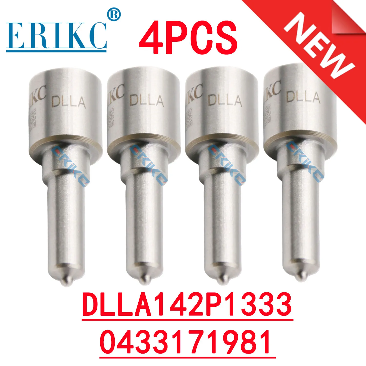 

4PCS DLLA142P1333 Diesel Injector Common Rail Sprayer DLLA 142 P 1333, DLLA 142P1333 OEM 0433171981 FOR 0445110276 0 445 110 276