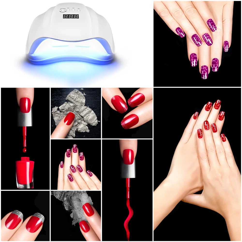 ZK40 54W SUN X UVLED Nagellamp Droger Machine voor Nagelgel Polish Drogen met Smart Sensor Nail Art