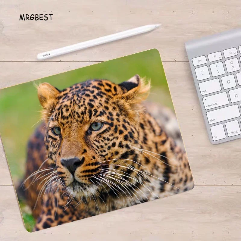 

MRGBEST Printed Mouse Pad S 22X18/25X20/29X25CM with Leopard Pattern Mats Mice Keyboard Accessories Desk Mat Non-slip Soft