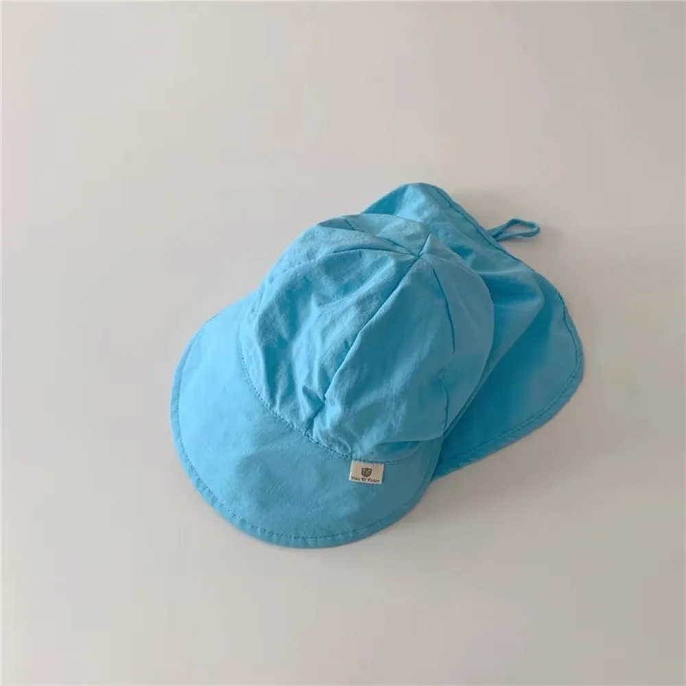 New Quick-drying Sun Hat Wide Brim Outdoor Beach Bucket Hat Summer UV Protection Sunscreen Caps Boys Girls