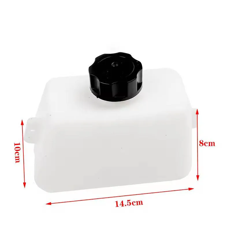 Universal Plastic Fuel Tank for 47cc 49cc 2-Stroke Mini Off-Road Motorcycle, Pit Bike Gas Tank, Replacement Mod Parts
