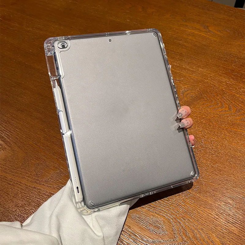 

Transprent Soft Case For iPad Pro 13 2024 7th Air11 Air6 Pro11 12.9 Air13 10th Air 5 4 3Pro 2 1 9.7 10.2 Mini 6 5 4With Pen Slot